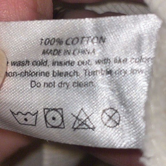 •PINK LILY•NWOT IVORY SWEATER WEATHER SEASON CORDED OVERSIZED GRAPHIC SIZE LARGE - Picture 7 of 10